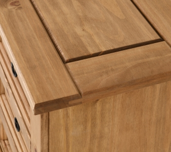 Image: 7109 - Corona 3 Drawer Bedside 